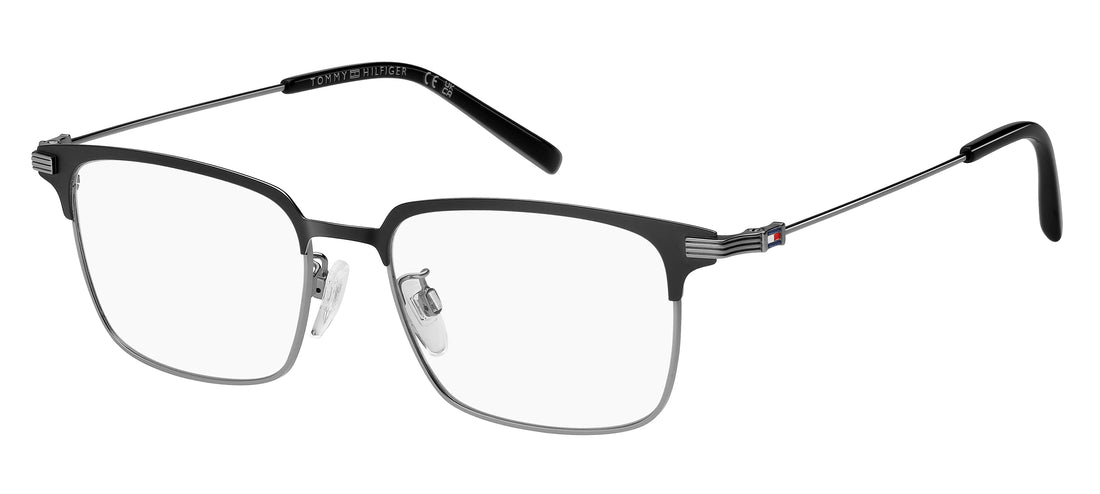 Gafas graduadas tommy hilfiger th 2235/f ti7 negro rectangular masculino talla 53mm - Vista principal
