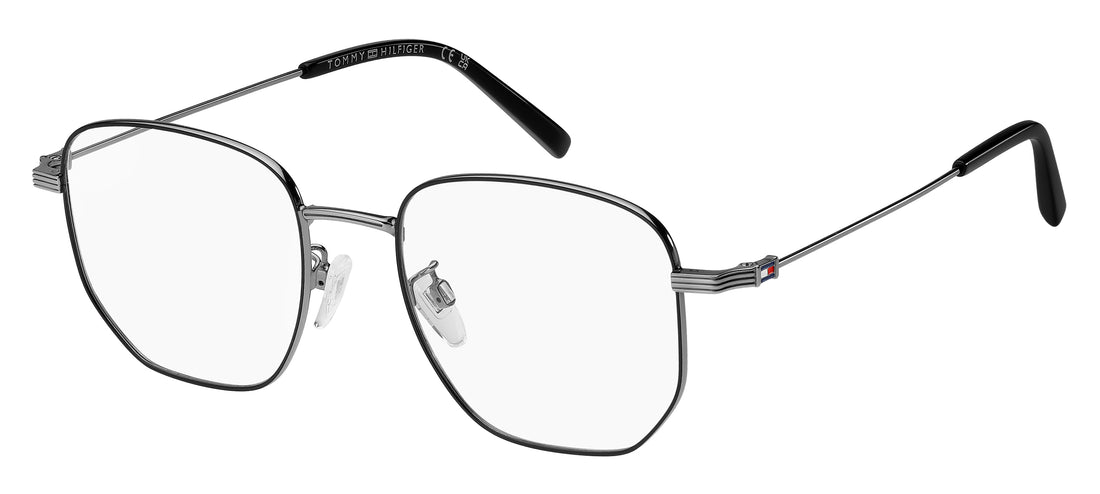 Gafas graduadas tommy hilfiger th 2237/f 284 negro rectangular masculino talla 52mm - Vista principal