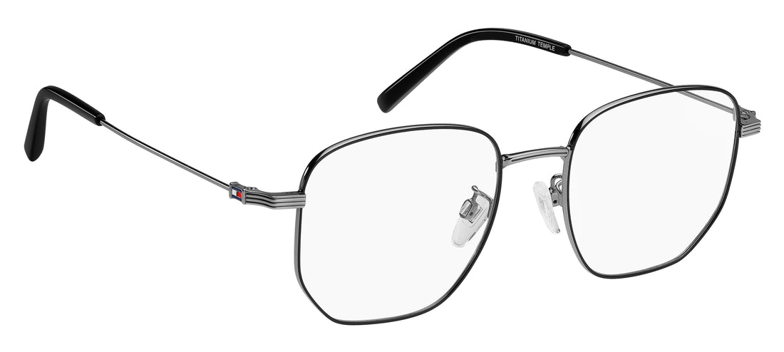 Gafas graduadas tommy hilfiger th 2237/f 284 negro rectangular masculino talla 52mm - Vista de detalle