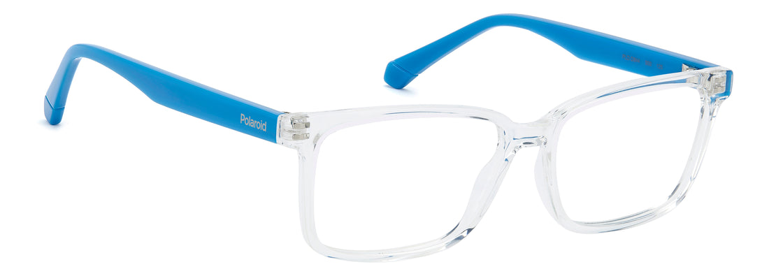Briller polaroid kids pld d844 900 transparente rectangular infantil størrelse 48mm - Detaljeret visning