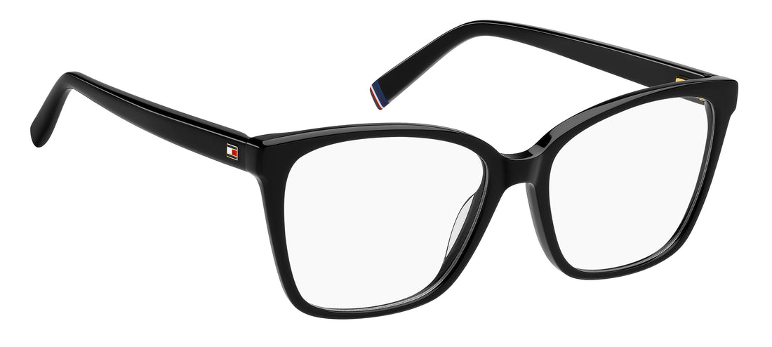 Gafas graduadas tommy hilfiger th 2227 807 negro rectangular femenino talla 54mm - Vista de detalle