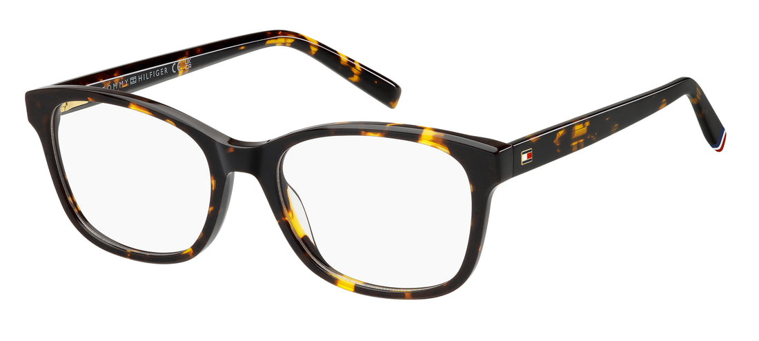 Gafas graduadas tommy hilfiger th 2229 086 havana rectangular femenino talla 52mm - Vista principal