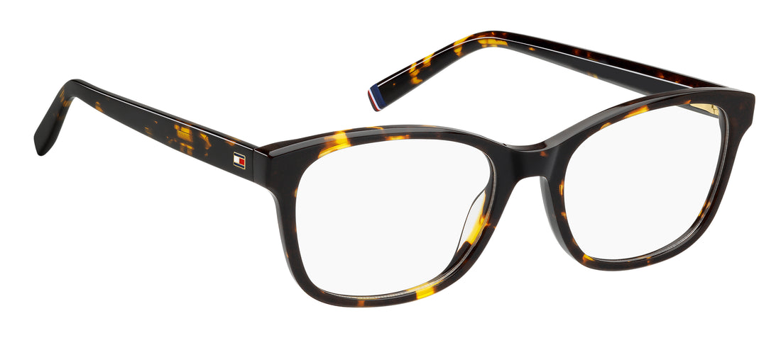 Gafas graduadas tommy hilfiger th 2229 086 havana rectangular femenino talla 52mm - Vista de detalle