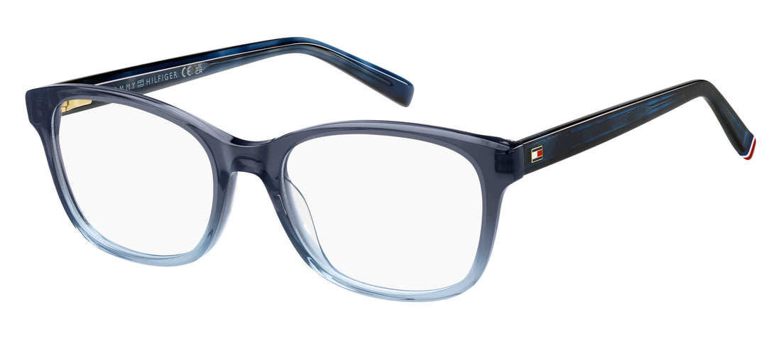 Gafas graduadas tommy hilfiger th 2229 wta azul rectangular femenino talla 52mm - Vista principal