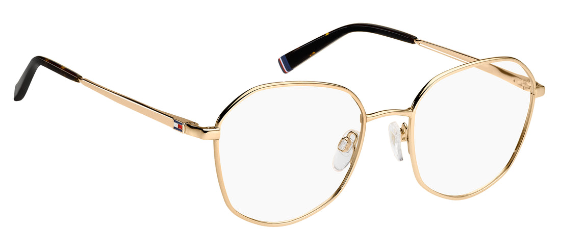 Gafas graduadas tommy hilfiger th 2221 000 dorado round femenino talla 52mm - Vista de detalle