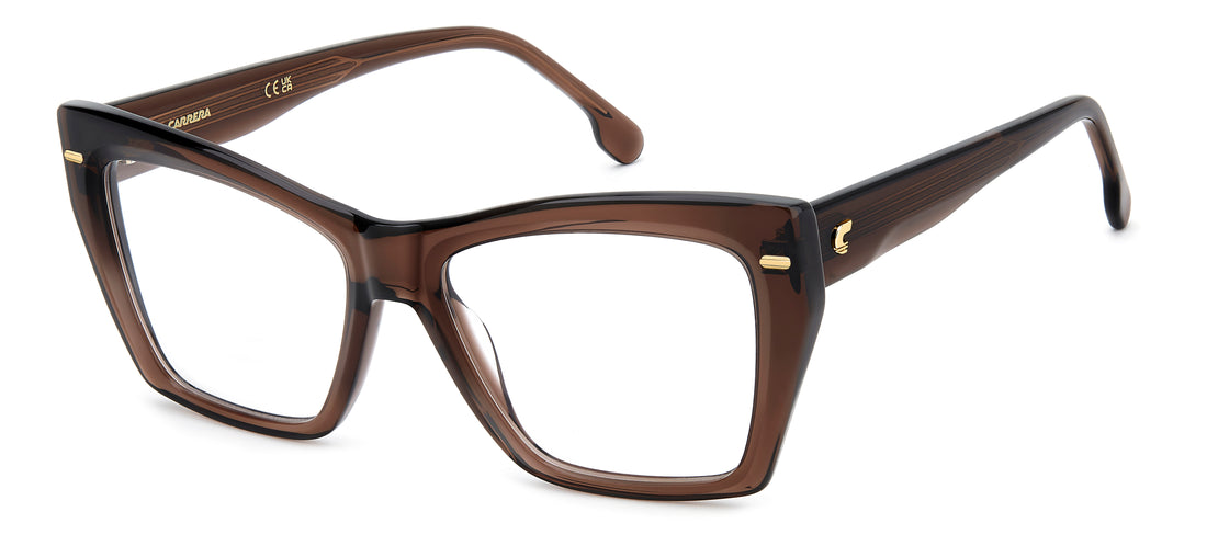 Briller carrera 3064 09q marron rectangular femenino størrelse 55mm - Hovedvisning