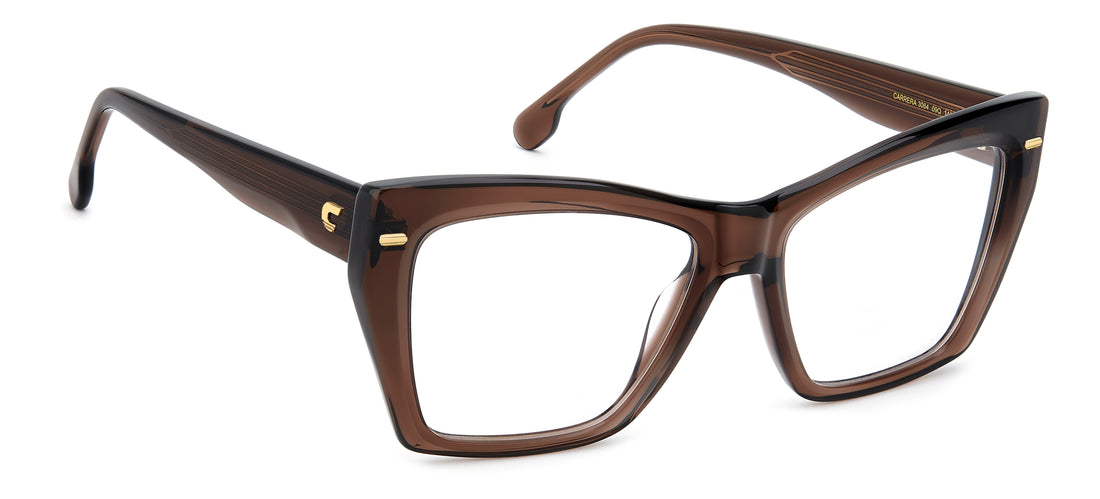 Briller carrera 3064 09q marron rectangular femenino størrelse 55mm - Detaljeret visning