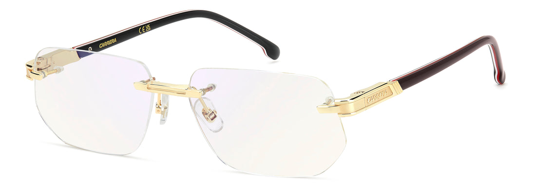 Briller carrera 1142 1lh 2y burdeos rectangular masculino størrelse 57mm - Hovedvisning