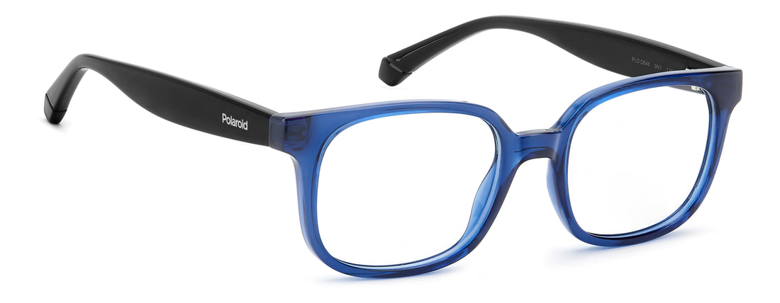 Briller polaroid kids pld d846 9n7 azul square infantil størrelse 44mm - Detaljeret visning