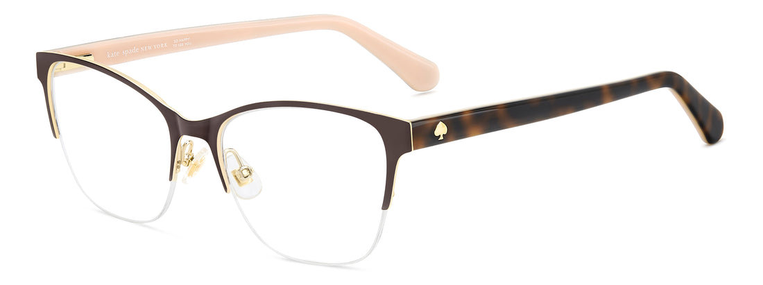 Brillen kate spade ks diandra 2/g 09q marron rectangular femenino größe 51mm - Hauptansicht