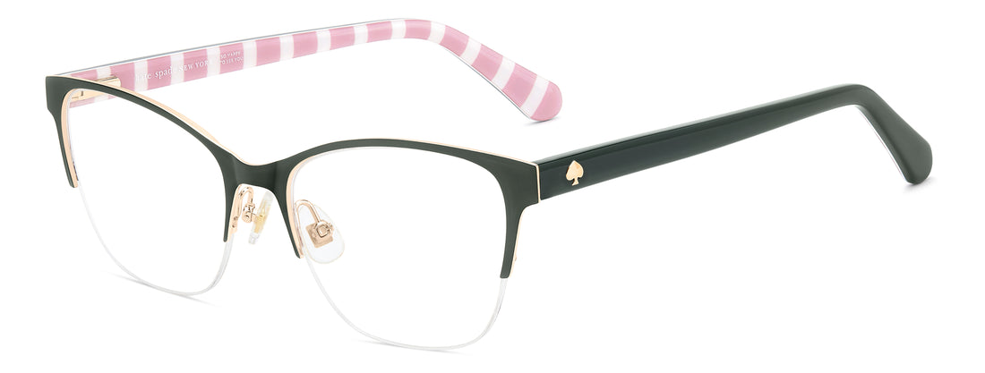 Brillen kate spade ks diandra 2/g 1ed verde rectangular femenino größe 51mm - Hauptansicht