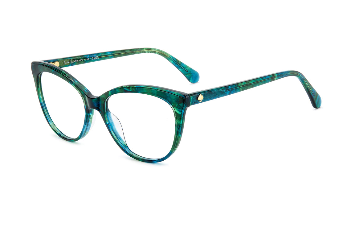 Gafas graduadas kate spade ks kariane 2 1ed verde oval femenino talla 55mm - Vista principal