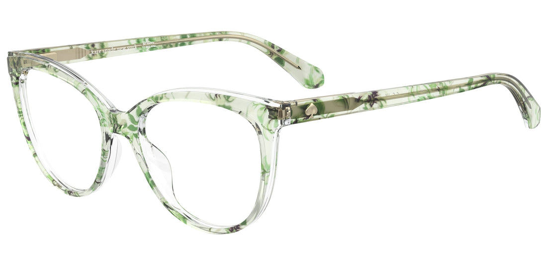Gafas graduadas kate spade ks kariane 2 6ho verde oval femenino talla 55mm - Vista principal