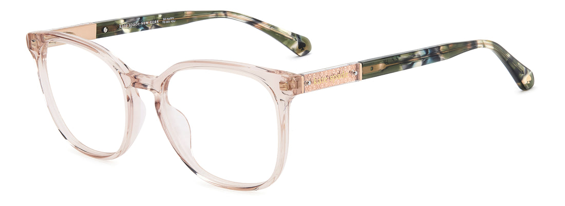 Brillen kate spade ks hermione 2 35j rosa square femenino größe 52mm - Hauptansicht