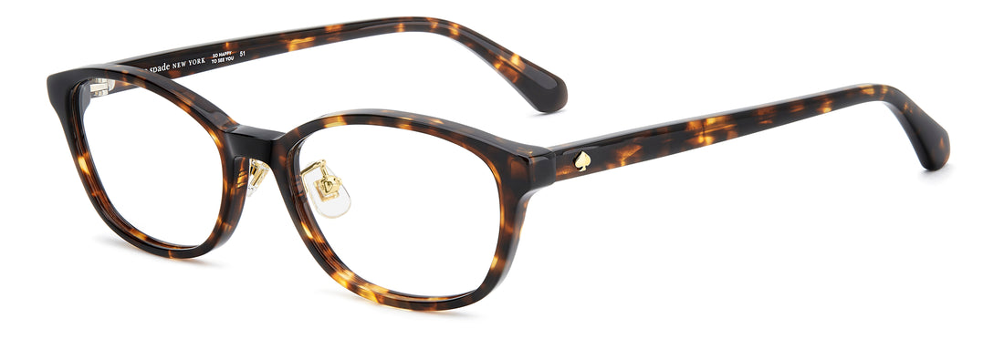 Brillen kate spade ks jailene 2/fj 086 havana rectangular femenino größe 52mm - Hauptansicht