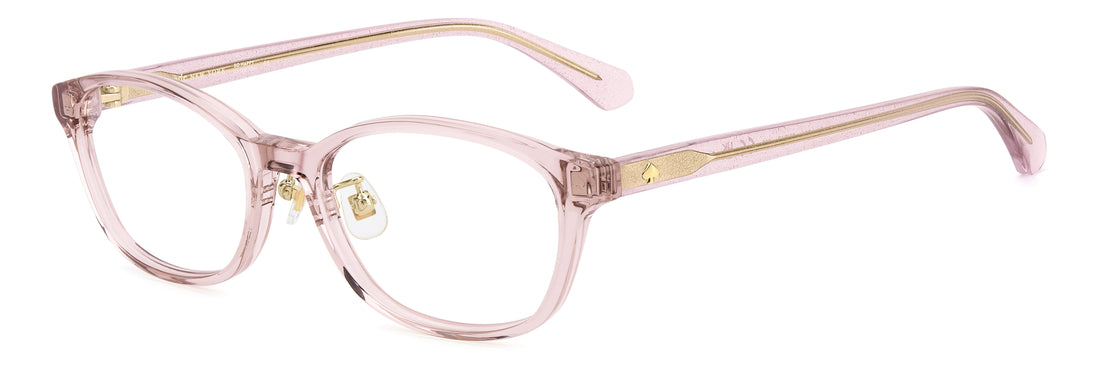 Brillen kate spade ks jailene 2/fj 35j rosa rectangular femenino größe 52mm - Hauptansicht