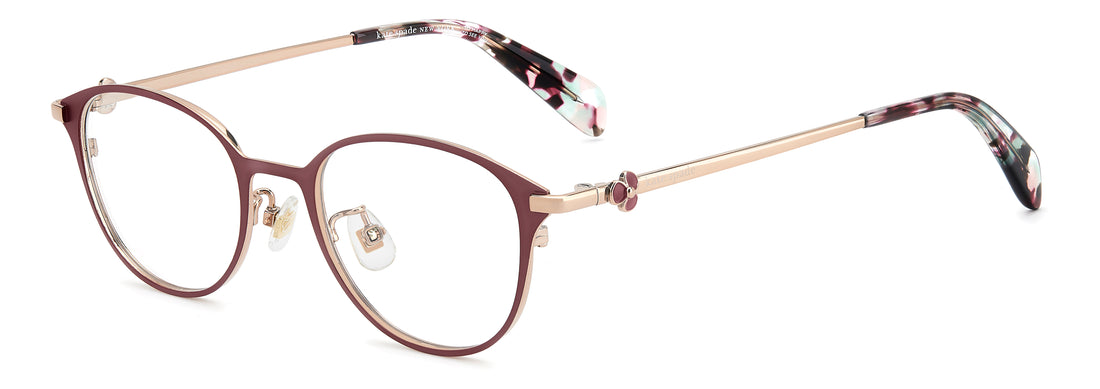 Brillen kate spade ks kiyana 2/fj 6k3 burdeos oval femenino größe 48mm - Hauptansicht