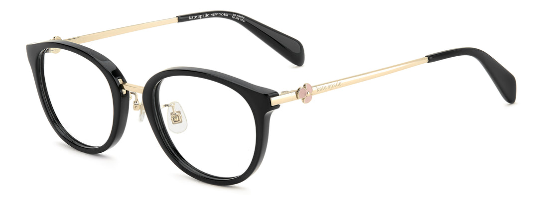 Gafas graduadas kate spade ks brynlee 2/fj 807 negro oval femenino talla 50mm - Vista principal