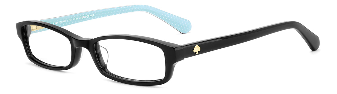 Occhiali da vista kate spade elisabeth/3 807 negro rectangular femenino taglia 49mm - Vista principale