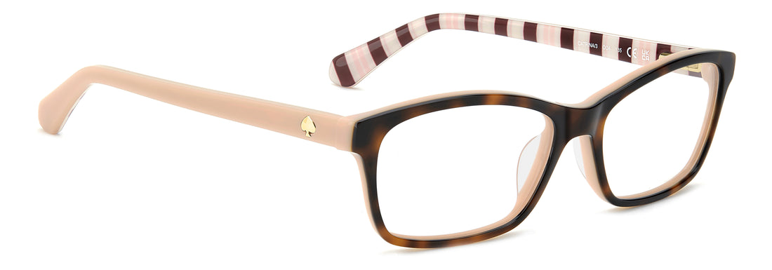 Occhiali da vista kate spade catrina/3 oo4 rosa rectangular femenino taglia 51mm - Vista dettagliata