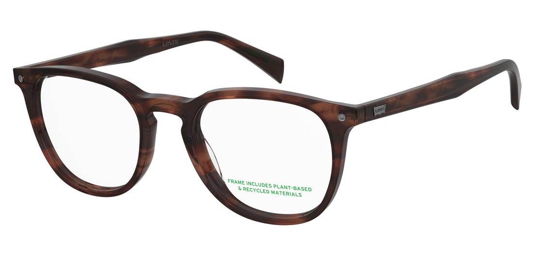 Occhiali da vista levis lv 5096 ex4 marron pantos masculino taglia 51mm - Vista principale