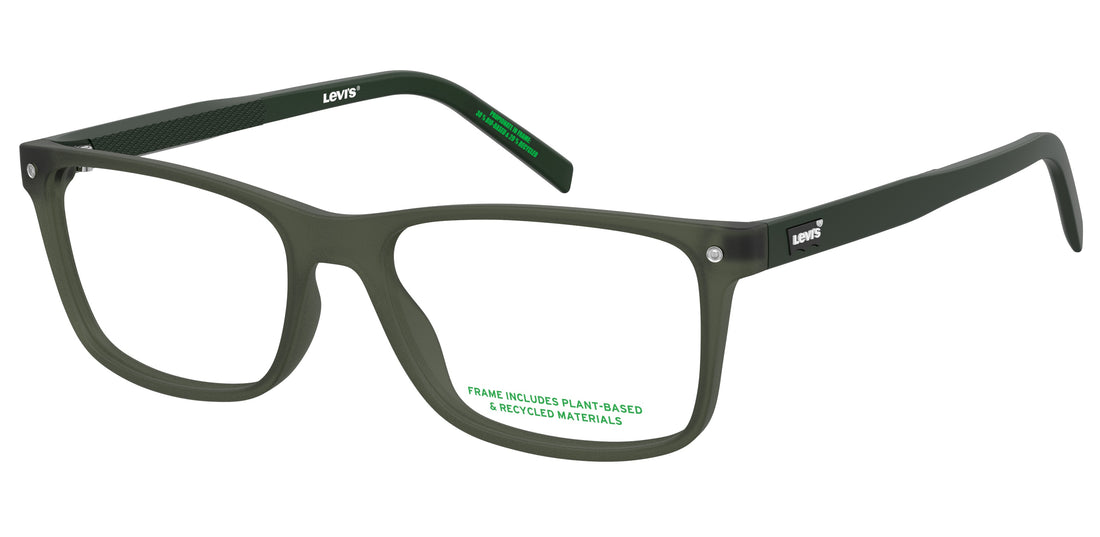 Occhiali da vista levis lv 5102 dld verde rectangular masculino taglia 56mm - Vista principale