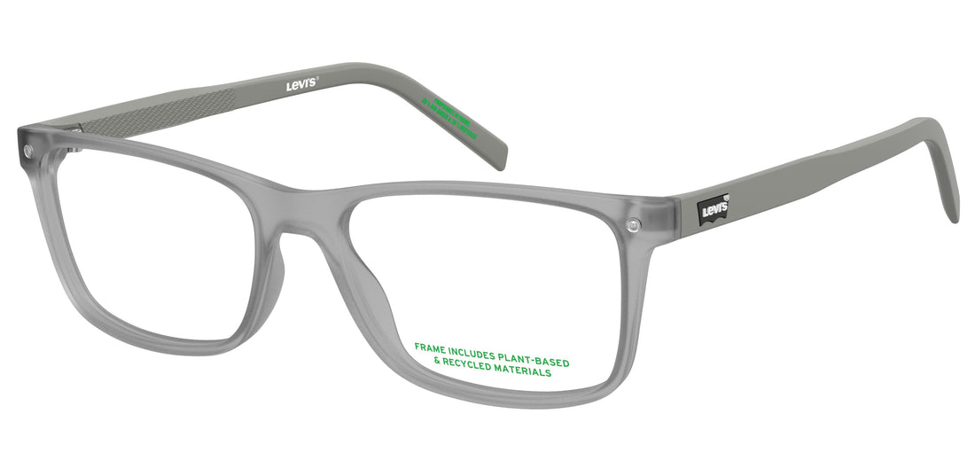 Occhiali da vista levis lv 5102 fre grey rectangular masculino taglia 56mm - Vista principale
