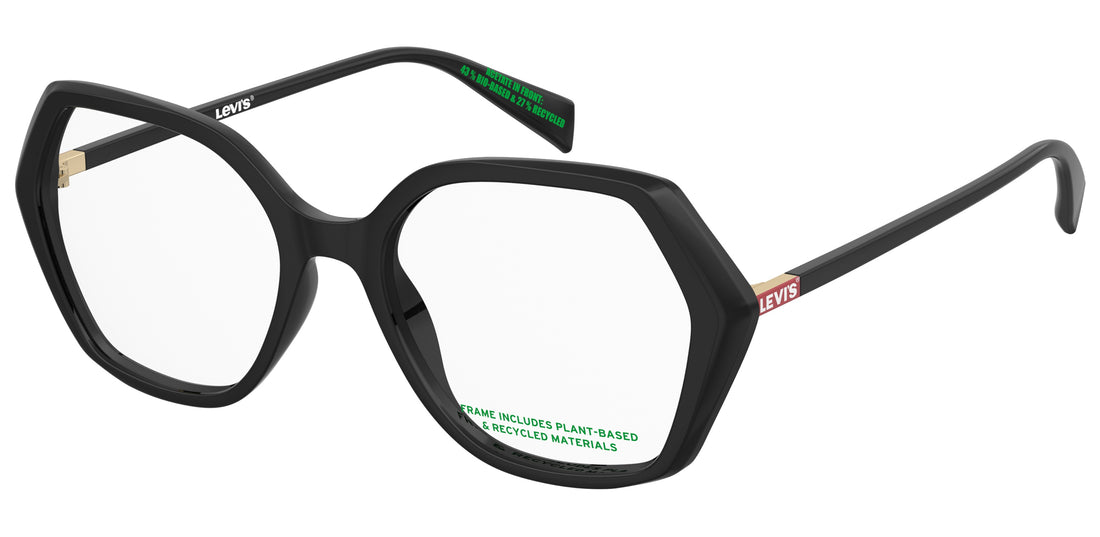 Occhiali da vista levis lv 1105 807 negro rectangular femenino taglia 53mm - Vista principale