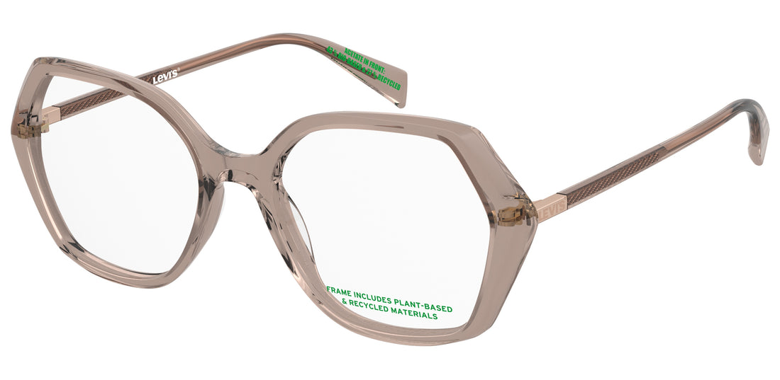 Occhiali da vista levis lv 1105 fwm beige rectangular femenino taglia 53mm - Vista principale