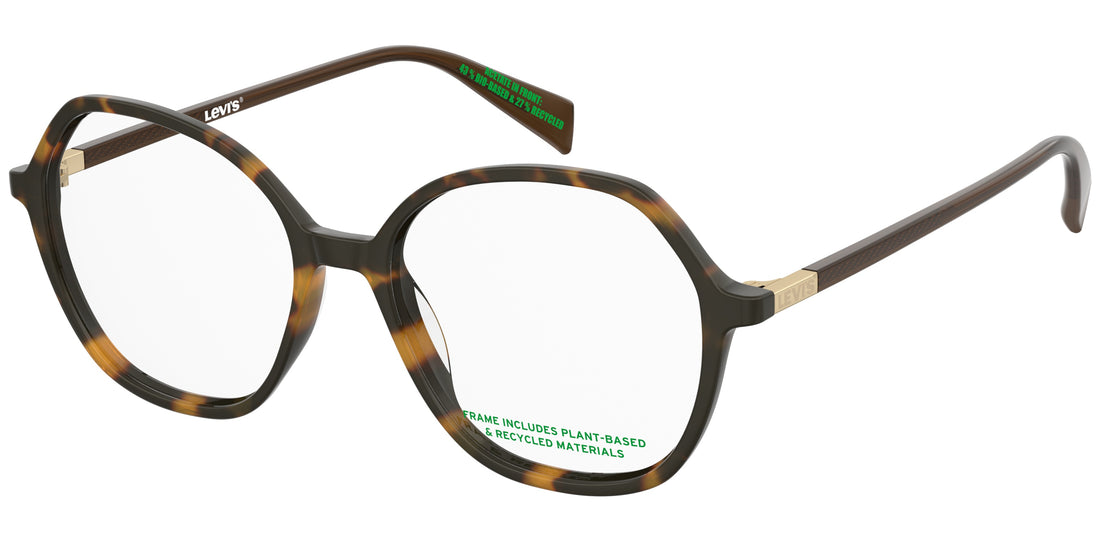 Occhiali da vista levis lv 1106 sx7 havana round femenino taglia 52mm - Vista principale