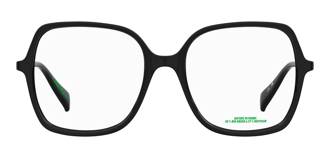 Occhiali da vista levis lv 1107 807 negro square femenino taglia 53mm - Vista dettagliata