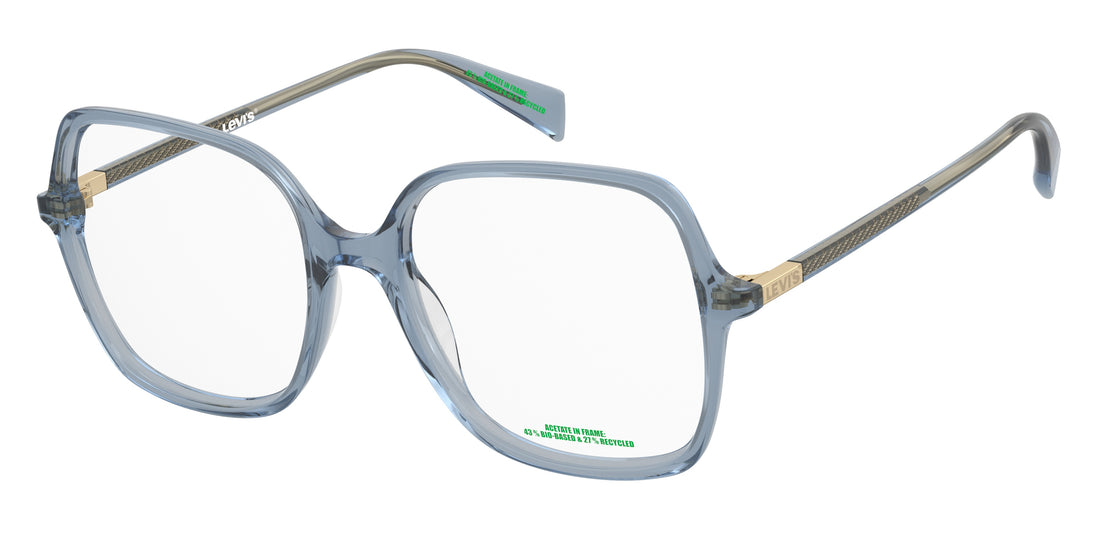 Occhiali da vista levis lv 1107 mvu azul square femenino taglia 53mm - Vista principale