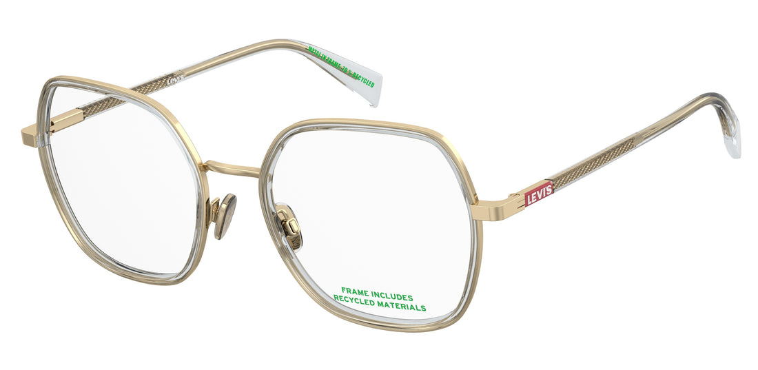 Occhiali da vista levis lv 1109 2f7 dorado rectangular femenino taglia 53mm - Vista principale