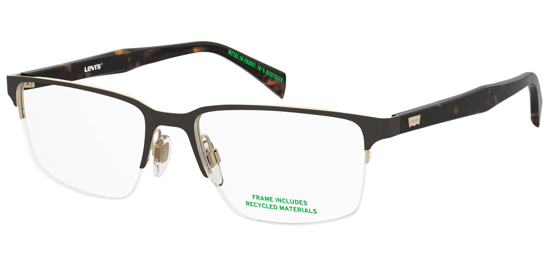 Occhiali da vista levis lv 5098 i46 negro rectangular masculino taglia 55mm - Vista principale