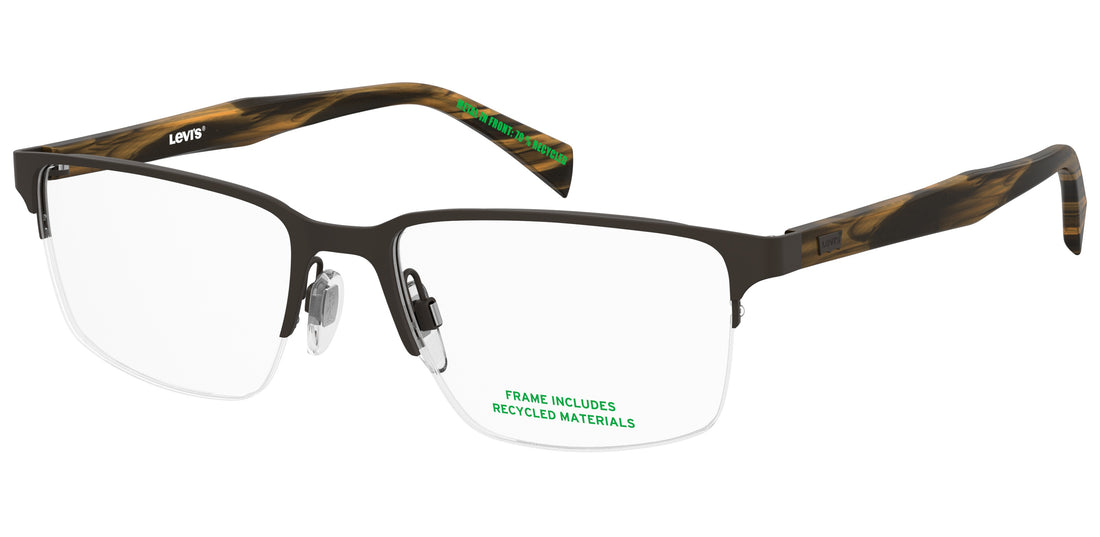 Occhiali da vista levis lv 5098 vzh bronce rectangular masculino taglia 55mm - Vista principale