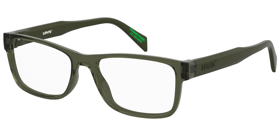 Occhiali da vista levis lv 1102 1ed verde rectangular masculino taglia 52mm - Vista principale