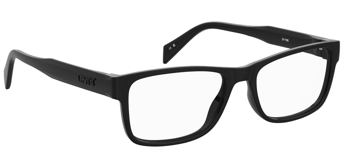 Occhiali da vista levis lv 1102 807 negro rectangular masculino taglia 52mm - Vista dettagliata