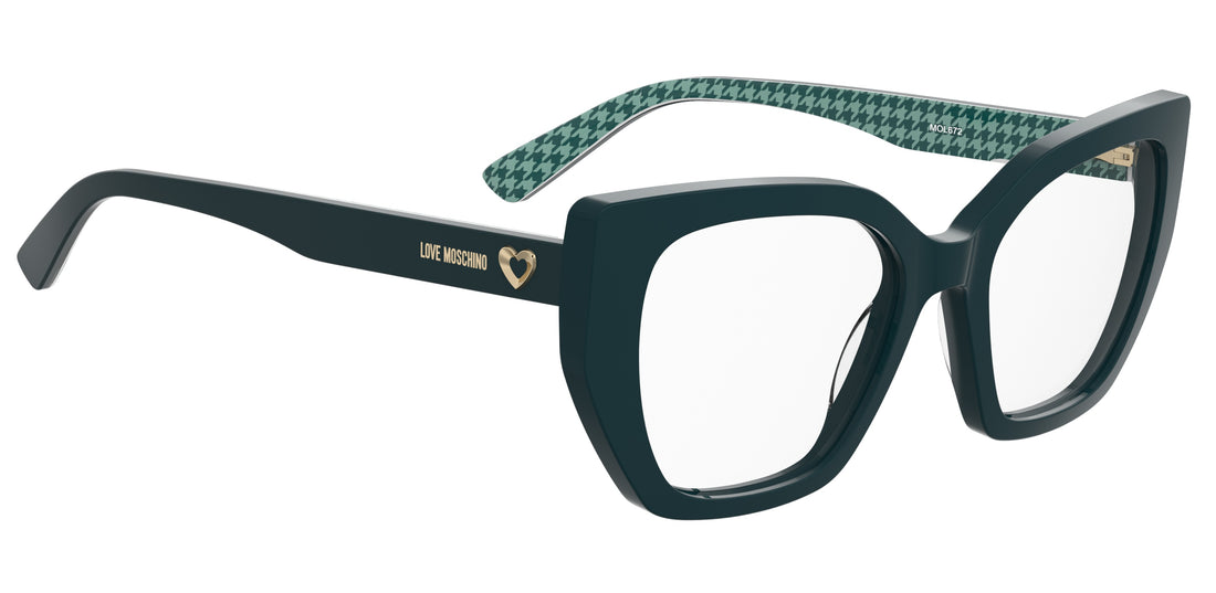 Occhiali da vista moschino love mol672 6ho estampado cat eye femenino taglia 53mm - Vista dettagliata