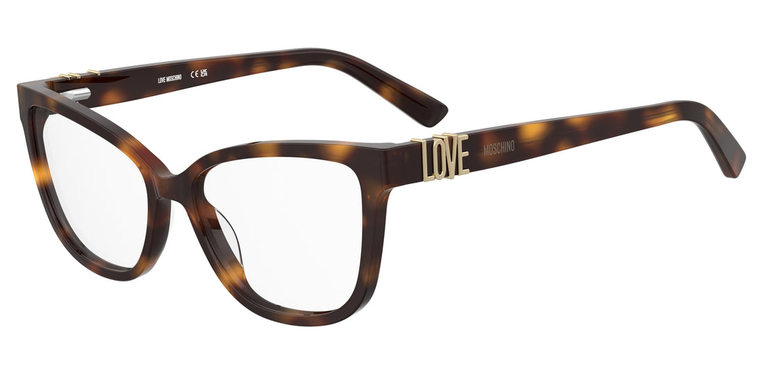 Occhiali da vista moschino love mol675 05l havana cat eye femenino taglia 55mm - Vista principale