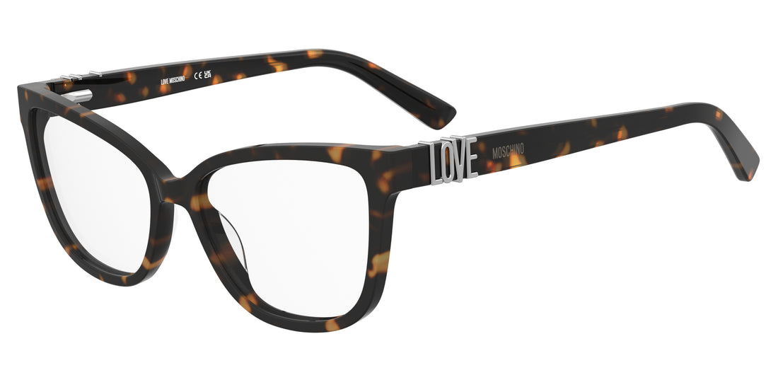 Occhiali da vista moschino love mol675 086 havana cat eye femenino taglia 55mm - Vista principale