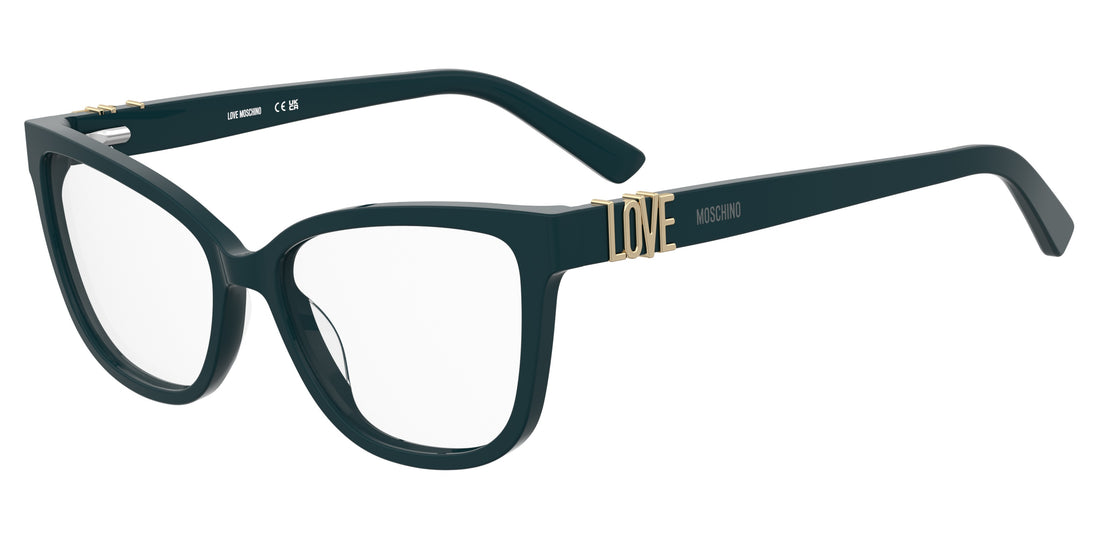 Occhiali da vista moschino love mol675 1ed verde cat eye femenino taglia 55mm - Vista principale