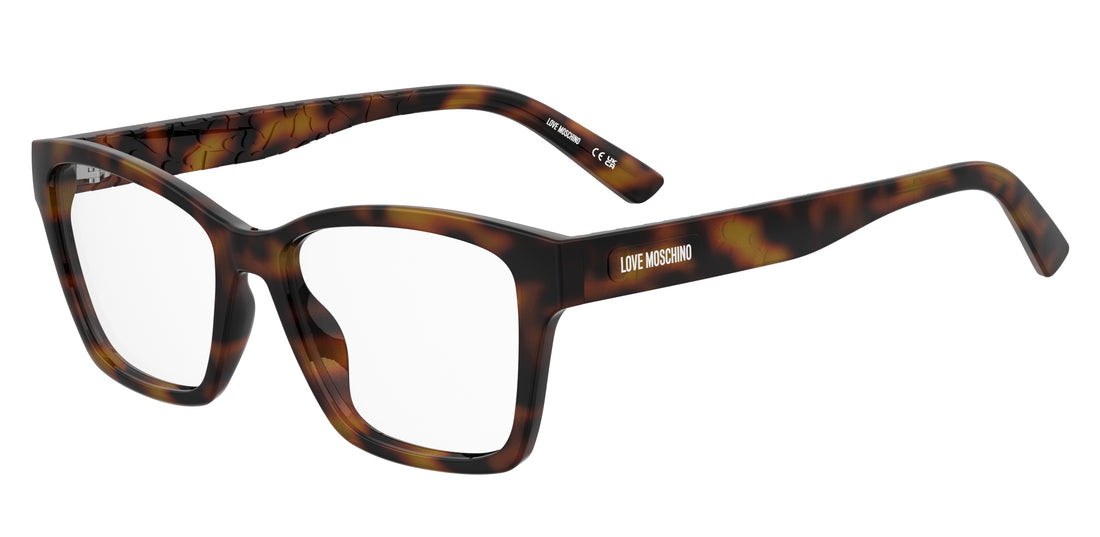 Occhiali da vista moschino love mol686 wr9 marron rectangular femenino taglia 53mm - Vista principale