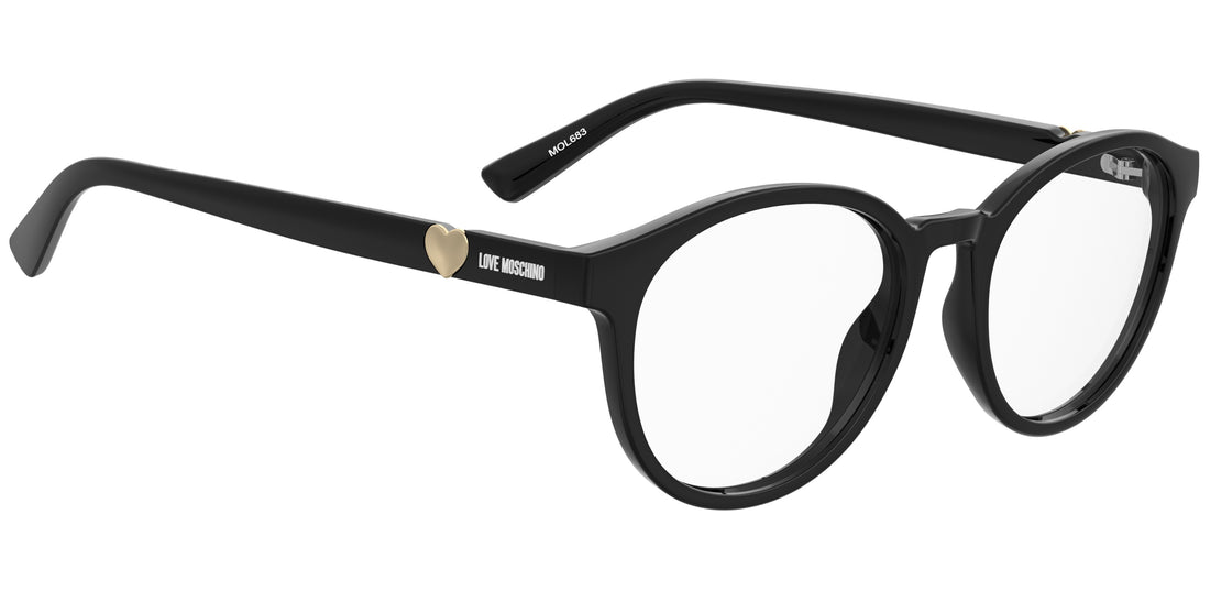 Occhiali da vista moschino love mol683 807 negro pantos femenino taglia 52mm - Vista dettagliata