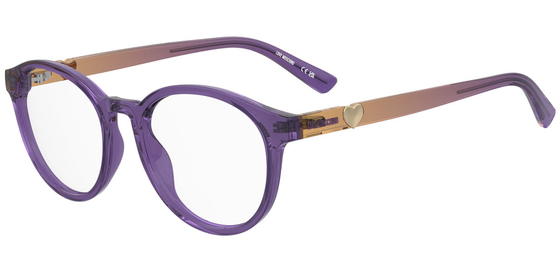 Occhiali da vista moschino love mol683 b3v violeta pantos femenino taglia 52mm - Vista principale