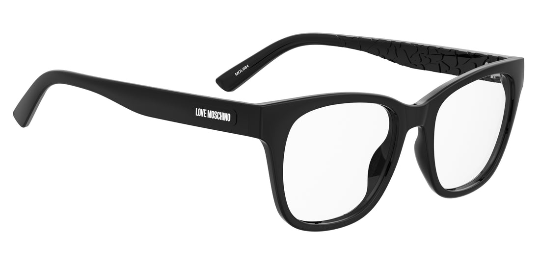 Occhiali da vista moschino love mol684 807 negro square femenino taglia 52mm - Vista dettagliata