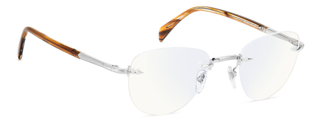 Briller david beckham db 1243 9ci 2y plateado pantos masculino størrelse 49mm - Detaljeret visning