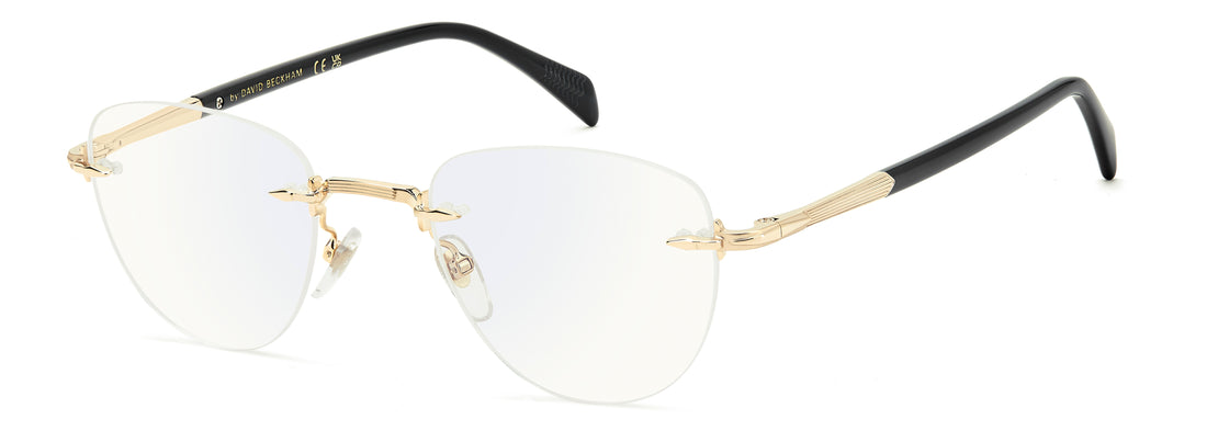 Briller david beckham db 1243 rhl 2y dorado pantos masculino størrelse 49mm - Hovedvisning