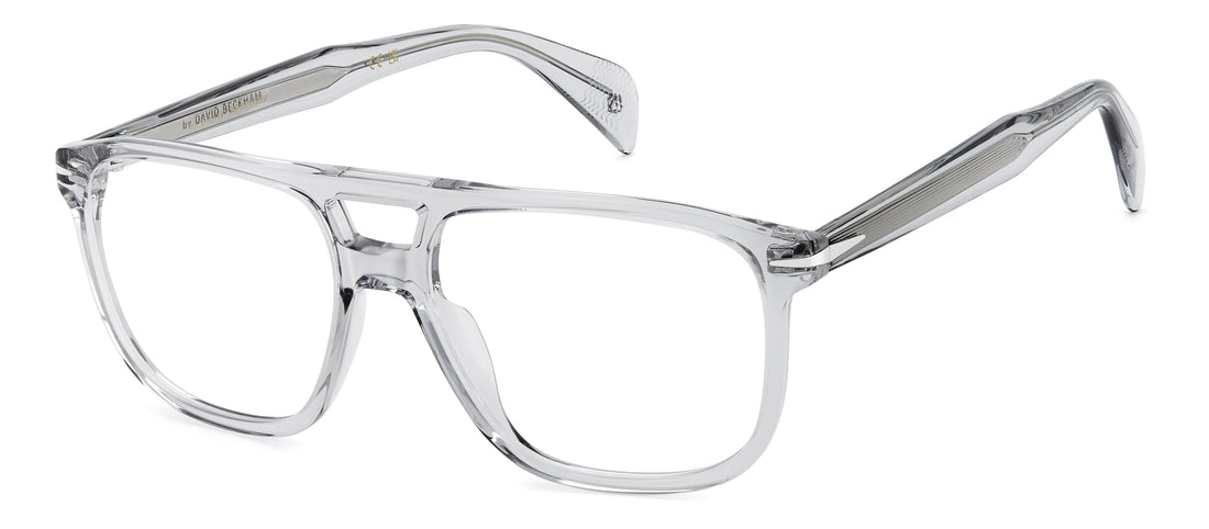 Briller david beckham db 1235 kb7 gris rectangular masculino størrelse 55mm - Hovedvisning
