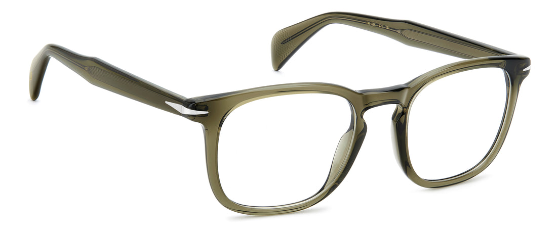 Gafas graduadas david beckham db 1236 4c3 verde rectangular masculino talla 52mm - Vista de detalle
