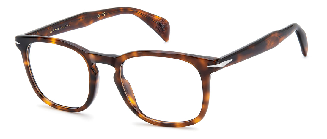Gafas graduadas david beckham db 1236 wr9 marron rectangular masculino talla 52mm - Vista principal